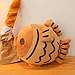 ZCPACE 13.8 Inches Cute Taiyaki Stuffed Animal Pillow Taiyaki Fish Plush Soft Stuffed Food Snapper Bream Plushie Pillow Doll Home Decor Gifts