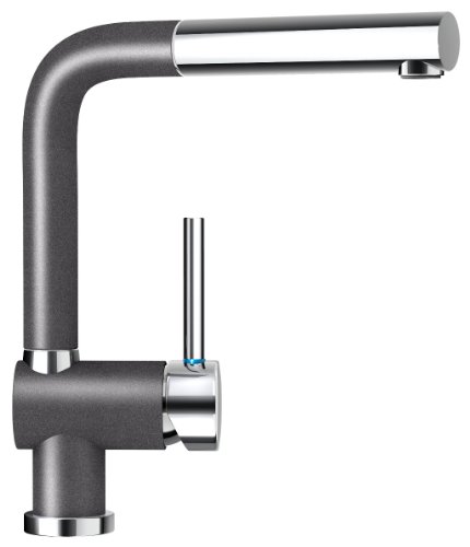 Preisvergleich Produktbild Schock Küchenarmatur Piega, in Stone mit ausziehbarem Auslauf