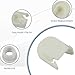 OKPARZ Compatible for Transmission Shifter Linkage Cable Bushing and Cap KV6Z7K340A 13-21 Transit Connect 15-18 Ford Edge 13-19 Escape 13-16 Fusion 13-18 C-Max White