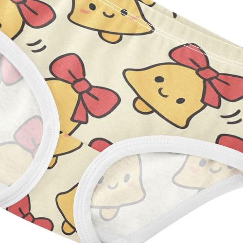 Girls' Brief Panties Briefs Underwear for Girls Christmas Bells Pattern4