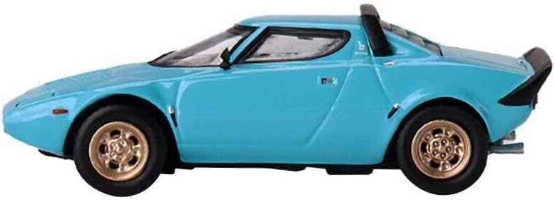 Diecast Model Car Compatible with Lancia Stratos HF Stradale Azzuro Chiaro 1:64 Scale Limited Edition by Mini GT MGT00624