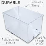 Aquarium Tank - Large - Molded Plastic - 1.75 Gallon Capacity - 10.25" x 6.5" x 6.25"