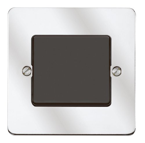 MK Echo K13476 POC B Single Switch Transmitter - Edge, Polished Chrome With Black Insert