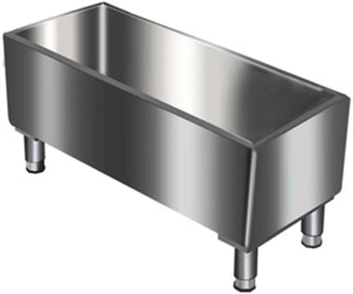 Freestanding Stainless Steel Mop Sink with Filters & Drains, Durable Indoor/Outdoor Wash Station for Basement & Shop, 60x41x50cm, Silver-B