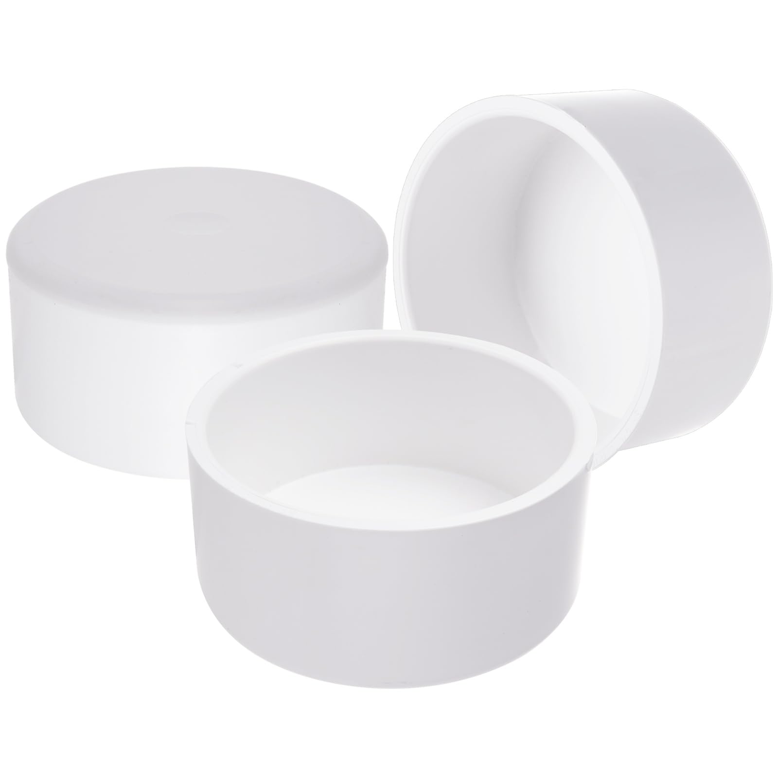 Snapklik.com : 3PCS 4 Inch PVC Cap Fitting Schedule 40 Furniture Grade ...