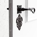 Maße: ca. Türklinkenlänge 12 cm x Breite 4 cm x Stärke 1 cm, Dornmaß 8 x 8 mm