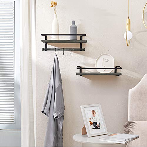 Image of BAYKA 22.5x5.12 Floating Shelves for Wall,Room Decor,Raised Lip,2 Pack