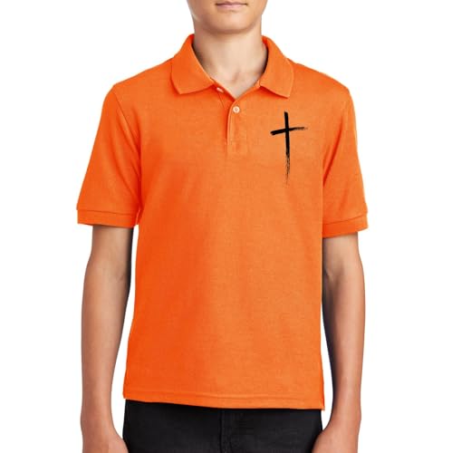 Girls Boys' Short Sleeve Pique Polo School Uniform Shirt Button up Casual Collared Tops Tee Dry Fit Boys White Polo Shirts2