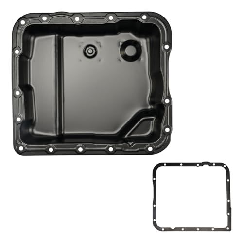 Image of KAX 265-811 Transmission oil pan with Drain Plug & Gasket Compatible with Silverado /Sierra /Tahoe /Yukon, Express /Savana 1500 /2500 /3500 /4500