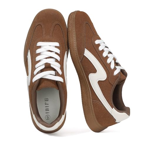 Image of IDIFU Womens Fashion Sneakers Comfortable Cute Casual Tennis Shoes | Non Slip Memory Foam Lightweight Trendy Retro Sneakers