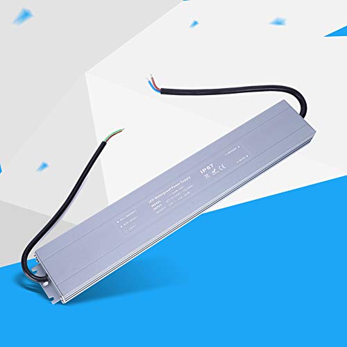 Alimentation étanche IP67 mince transformateur anodisé durable