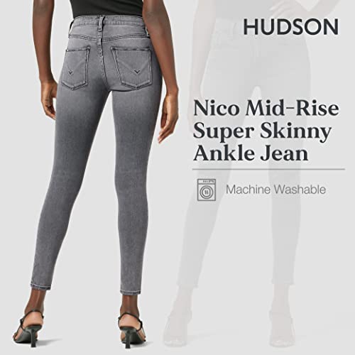 HUDSON Women's Nico Mid Rise Super Skinny Jean3