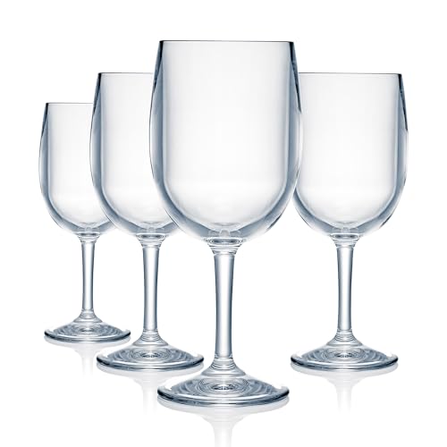 Strahl Design+Contemporary Classic 13-oz Wine Glass, Set of Four, Clear