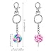 Honbay 2PCS Colorful Lollipops Keychains Imitated Candy Food Charms Keyrings Keyfob for Bag Purse Wallet Backpack Cellphone or Car Pendant (2 Color)
