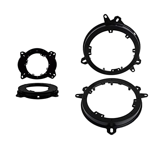 Metra 82-8147 6"-6 3/4" Speaker Adapter For Select Toyota And Lexus Vehicles & 82-8148 6" To 6-3/4" Speaker Adapter For Select Toyota/Lexus/Scion 1998-Up Vehicles, Black #TOP15