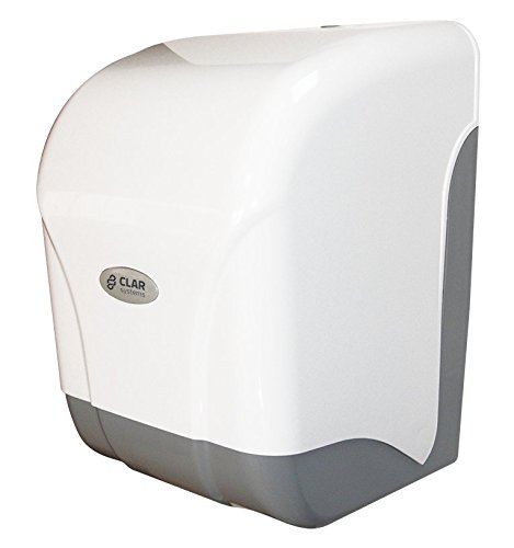Clar Systems M1500PG Dispensador de Papel Mecha, Blanco y Gris