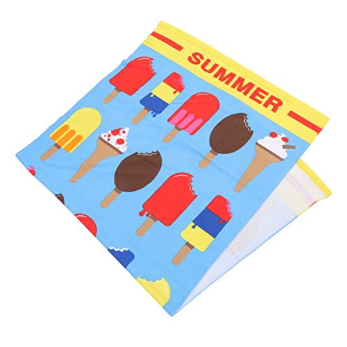 Fdit Serviette de Plage en Microfibre Douce, Serviette Légère à Séchage Rapide avec Motif imprimé Unique pour Voyage, Natation, Camping, Yoga (Type A)