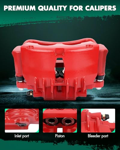 Image of SCITOO Front Left+Right Brake Calipers With Bracket 18-B4722 18-B4723 Compatible For Ford For Mustang 1999-2002