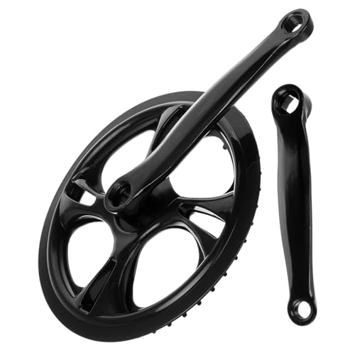 JUMPLAWN 折りたたみ自転車用シングルスピード固定ギアクランク 軽量鉄製チェーンホイール 収納簡単 コンパクト設計 通勤やアウトドアに