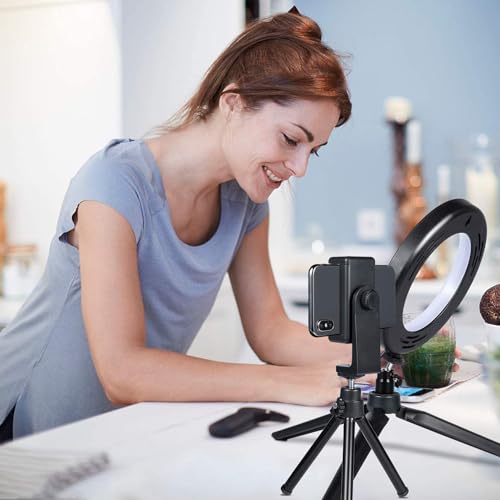 MACTREM 6" Mini Ring Light w/ Stand - image 6