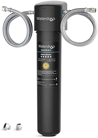 Waterdrop 15UA Under Sink Water Filter System, 2 Years Capacity, NSF/ANSI 42 Certified, Reduces Lead, Chlorine, Bad Taste & Odor, Under Counter Water Filter Direct Connect to Kitchen Faucet, USA Tech