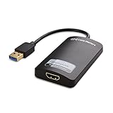 Einfache Installation des USB-Grafikadapters mit Treibern, und Benutzerhandbüchern stehen zur Verfügung: Der USB zu HDMI Adapter erweitert die Anzeige eines Laptops auf einen Monitor oder einen Spiegelbildschirm für eine Präsentation auf einem Projektor