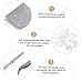 Ipetboom Eyeglass Repair Kit with Silicone Nose Pads Screws and Precision Screwdriver Comfortable Nose Support for All Glasses Essential Accessories for Home and Travel