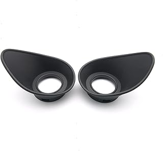 XuuSHA Kit de acessórios para microscópio, camer de preparação de slides, 2 peças, protetores oculares de borracha preta para acessórios de microscópio biológico estéreo, acessórios de microscópio