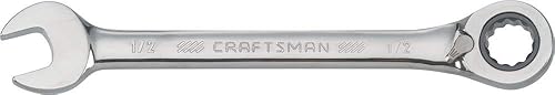 CRAFTSMAN Llave de trinquete, SAE, reversible, 12 pulgada, 72 dientes, 12 puntos (CMMT42415)