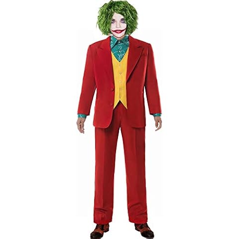BIRDEU Joker Kostüm 2019 Film Cosplay Outfit Anzug Shirt Weste Cover