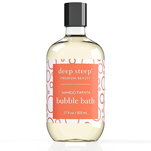 Deep Steep Bubble Bath, Mango Papaya, 17 Ounce #TOP28