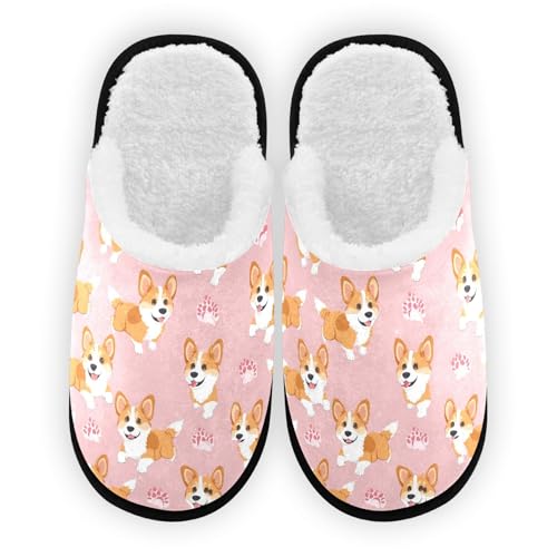 Cartoon Cute Slippers For Women Men Soft Memory Foam Non-Slip Animal Winter Indoor House Shoes Travel Slipper