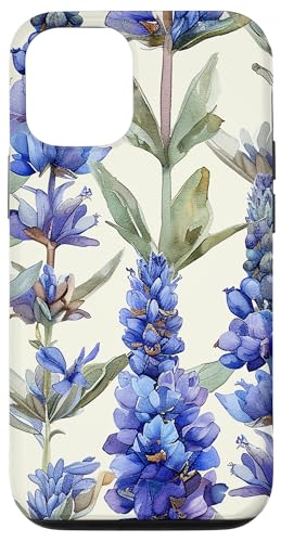 iPhone 13 Anise Hyssop Flower Watercolor Pattern Graphic Case