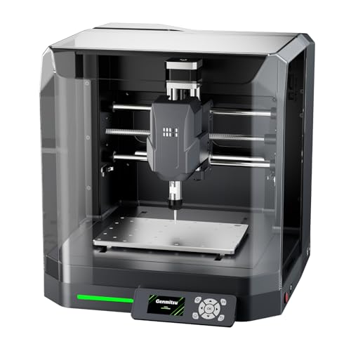 Genmitsu Cubiko CNC-Fräsmaschine, Werkzeugkalibrierung per Tastendruck, intelligente Höhenkartenmessung zum Fräsen von Leiterplatten, geeignet für Weichmetall, Holz, WLAN- und APP-Unterstützung