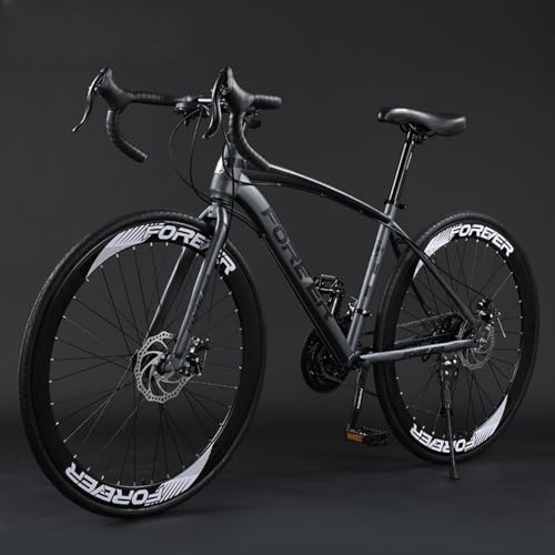 Nihig新登場自転車 マウンテンバイク 24/27/30段変速 Vブレーキ 700C 高炭素鋼 レーシングサスペンション 前後ディスクブレーキ 超高炭素鋼フレーム MTB自転車 超軽量 ロードバイク 通勤 通学 中学生 高校生 学生 大人 成人 男の子