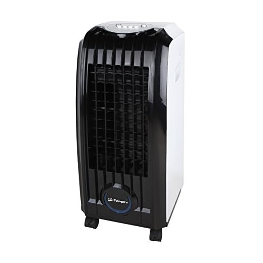 Orbegozo AIR 45 - Climatizador evaporativo 3 en 1, 3 velocidades, aletas direccionales, depósito de 4 l, filtro extraíble, 60 W