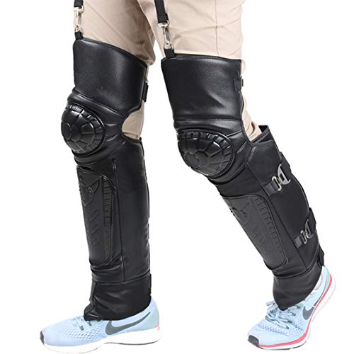 Genouillère longue et épaisse AKT protection genou moto motocross ski