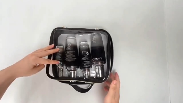 TSA-Kulturbeutel Transparent (22x14x8 Cm) – Wasserdichte PVC-Make-up-Tasche Für Reisen
