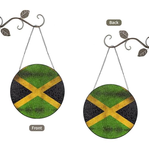 Atrapasueños de Jamaica Phayah para ventanas aburridas decoración de porche y jardín de 30 cm 3