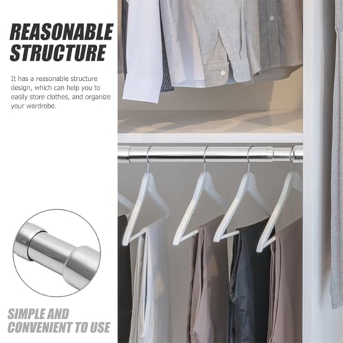 Barra de ropa telescópica GALPADA de acero inoxidable ajustable 31-52cm pack de 2 5