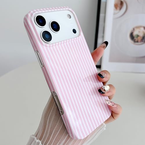 Coque en TPU premium pour iPhone 17 Pro | Design esthétique rose et fin