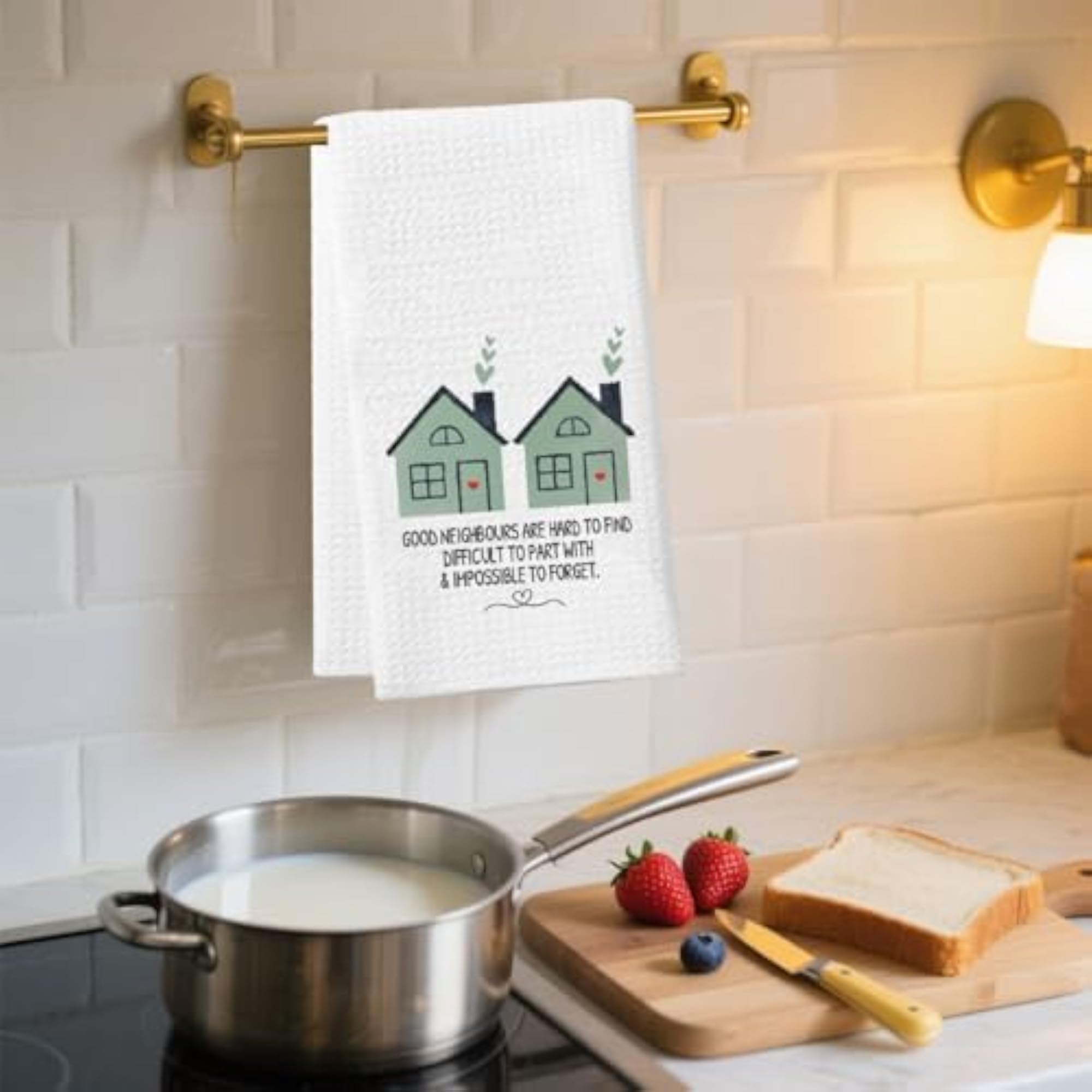 Good Neighbours Kitchen Towel Gift for Neighbors
