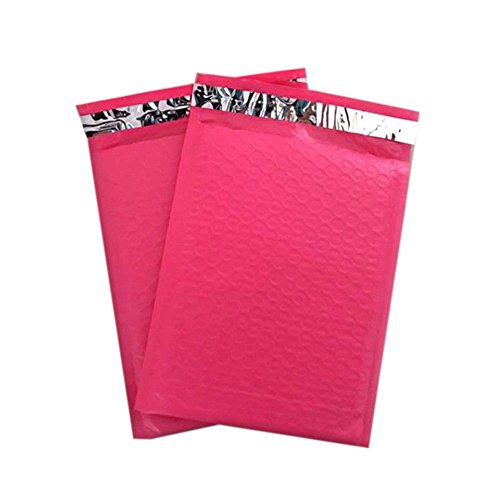 100 Enveloppes à Bulles Roses #0 - 6x10 Pouces (intérieur 6x9) - Auto-adhésives