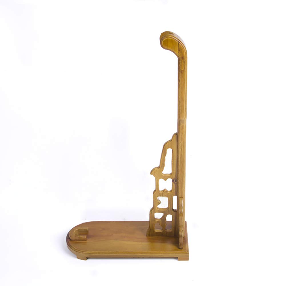 WANGZHENG Vertical Sword Stand Displaysamurai Sword Katana Tanto Holder Large Swan Stand Display-Solid wood goose