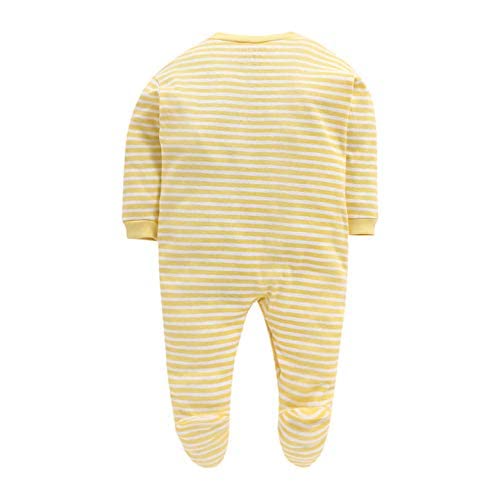 Image of Pooja Baby Rompers Sleepsuit Kid's Cotton All Over Print Night Suits Pack of 3