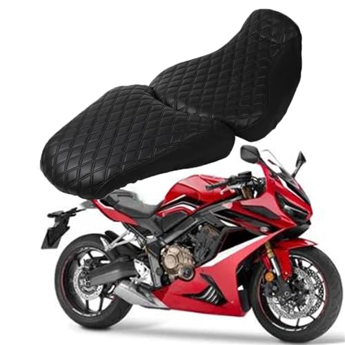 Funda de asiento impermeable de cuero premium para Honda CBR650R y CB650R de 2019 a 2024
