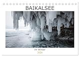 Baikalsee im Winter (Tischkalender 2026 DIN A5 quer), CALVENDO Monatskalender: kuriose Eisformen und Eisflächen (CALVENDO Natur)
