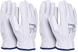 Gants de montage de très bonne qualité, entièrement en cuir de chèvre