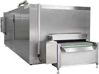 Industrial Tunnel Blast Freezer, Large-Scale Tunnel Freezer for Chicken, Duck, Pork & Seafood, Ideal for Food Processing Factories