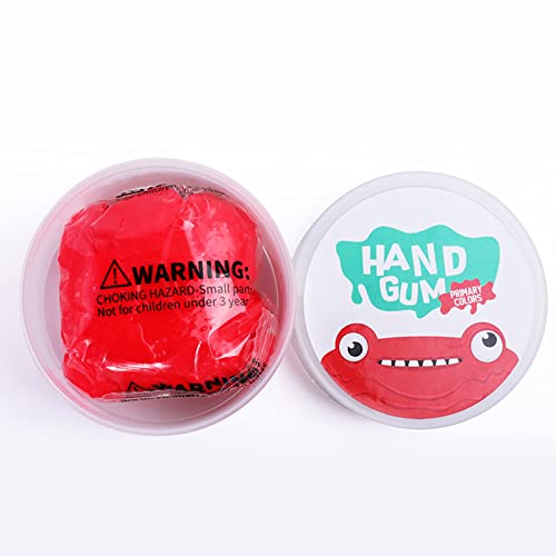 Putty Hand Strength Training Pacote com 6 recipientes transparentes para estimulação sensorial e tát